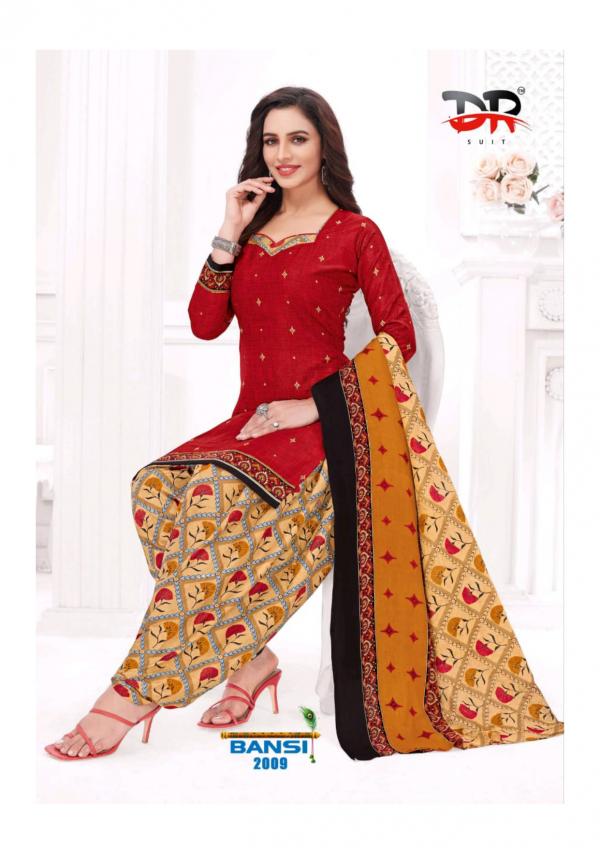 Dr. Bansi Vol-2 Cotton Designer Exclusive Patiyala Dress Material